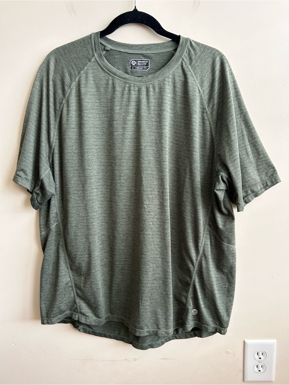 Mondetta Outdoor Project Performance Tee Sage Mens XL Gorpcore Hiking Shirt